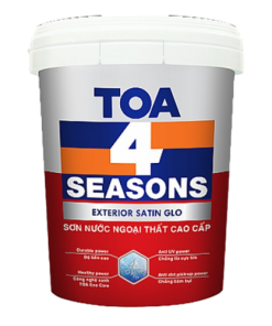 SƠN ngoại thất TOA 4 SEASONS SATIN GLO siêu bóng lon 5L