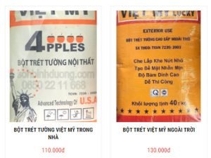 Giá bột trét tường