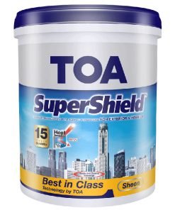 Sơn ngoại thất siêu cao cấp Toa Supershield siêu bóng