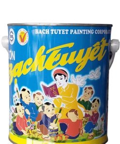 sơn dầu bạch tuyết trắng mờ 4kg