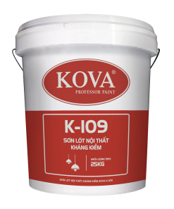 sơn lót nội thất kháng kiềm kova K-109 thùng 25Kg