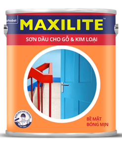 sơn dầu cho gỗ và kim loại maxilite lon 3L