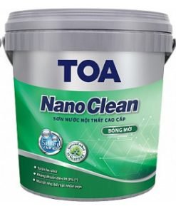 SƠN nội thất TOA cao cấp NANOCLEAN bóng mờ lon 5L