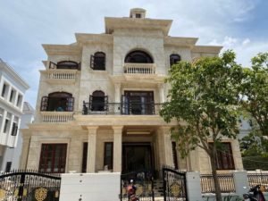 Sơn giả đá mặt tiền