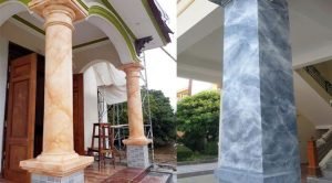 Thi công sơn giả đá