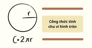 Công thức tính chu vi hình tròn