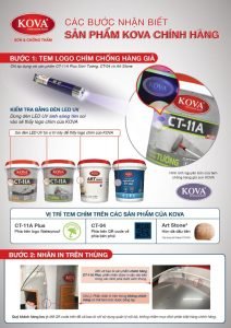 Phân biệt sơn kova thật và giả​