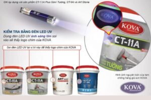 Cách phân biệt sơn Kova thật và giả​