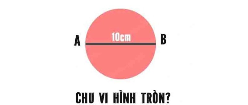 Công thức tính chu vi hình tròn